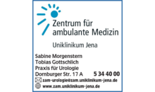 Kundenlogo von Zentrum für ambulante Medizin Uniklinikum Jena Morgenstern Sabine und Gottschlich Tobias