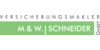 Kundenlogo von Versicherungsmakler M&W Schneider