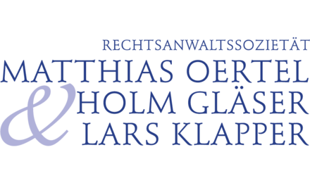 Kundenlogo von Rechtsanwaltssozietät M. Oertel,  H. Gläser & L. Klapper