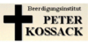 Kundenlogo von Kossack Peter Beerdigungsinstitut