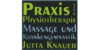 Kundenlogo von Knauer Jutta Praxis für Physiotherapie, Massage und Krankengymnastik