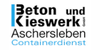 Kundenlogo von Beton- und Kieswerk GmbH Aschersleben