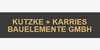 Kundenlogo von Kutzke + Karries Bauelemente GmbH Bauelemente GmbH Fenster