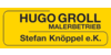Kundenlogo von Groll Hugo Malerbetrieb e.K.