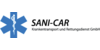 Kundenlogo von SANI-CAR Krankentransport und Rettungsdienst GmbH