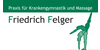 Kundenlogo von Felger Friedrich, Massage und Krankengymnastikpraxis