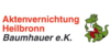 Kundenlogo von Aktenvernichtung Heilbronn Baumhauer e.K.
