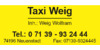Kundenlogo von Taxi Weig