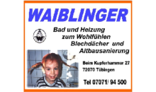 Kundenlogo von Waiblinger GmbH San. Anlagen Flaschnerei