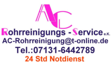 Kundenlogo von AC Rohrreinigungs Service e.K. 24 Stunden Service