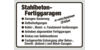 Kundenlogo von Limmer Fertiggaragen GmbH
