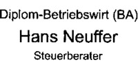 Kundenlogo Neuffer Hans Steuerberater