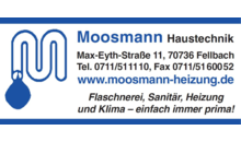 Kundenlogo von Moosmann Haustechnik GmbH & Co. KG