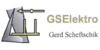 Kundenlogo von GSElektro - Gerd Scheftschik, Elektromeister