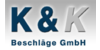 Kundenlogo von K & K Beschläge GmbH Schlüsseldienst und Beschläge