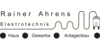 Kundenlogo von Ahrens Elektrotechnik