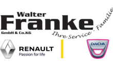 Kundenlogo von Renault Franke Walter GmbH & Co. KG Autohaus