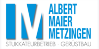 Kundenlogo Albert Maier GmbH Stuckateurbetrieb