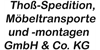 Kundenlogo von Thoß - Spedition, Möbeltransporte und -montagen GmbH & Co.KG