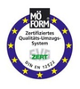 Auszeichnung Zertifikat Powers GmbH Umzüge - Int. Spedition