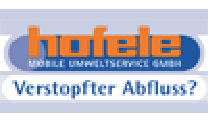 Kundenlogo von Hofele Mobile Umweltservice GmbH