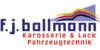 Kundenlogo von Autolackiererei Ballmann F.-J. GmbH