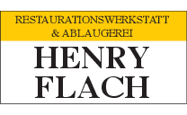 Logo Restauration / Ablaugerei Berliner Messinglampen Flach Henry Auma