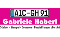 Logo Schilder u. Stempel Haberl Gabriele Aichach