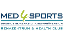 Logo MED4SPORTS Rehazentrum & Health Club Wiesbaden