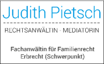 Logo Anwaltskanzlei Pietsch Judith Fachanwältin für Familienrecht Trostberg