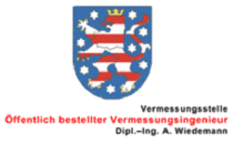 Logo Vermessungsbüro Wiedemann Öffentl. best. Vermessungsing. Gotha
