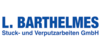 Kundenlogo von Barthelmes L. Stuck- und Verputzarbeiten GmbH