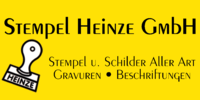 Kundenlogo Schilder Beschriftung Gravuren Stempel Heinze GmbH