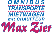 Logo Taxi + Omnibus Zier Max Kulmbach