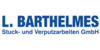 Kundenlogo von Barthelmes L. Stuck- und Verputzarbeiten GmbH