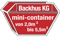 Logo Containerdienst Backhus KG Mini-Container Rhein-Main-Taunus Frankfurt