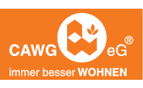 Logo CAWG eG, Chemnitzer Allgemeine Chemnitz