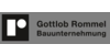 Kundenlogo von Gottlob Rommel Bauunternehmung GmbH & Co.KG