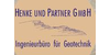 Kundenlogo von Ingenieurbüro für Geotechnik Henke und Partner GmbH