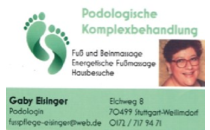 Logo Podologische Praxis Gaby Eisinger Stuttgart-Weilimdorf