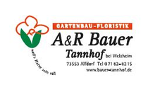 Logo A. u. R. Bauer GbR, Gartenbau-Floristik Alfdorf