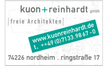 Firmenlogokuon + reinhardt gmbh freie Architekten Nordheim
