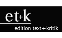 Logo EDITION TEXT + KRITIK im R. Boorberg Verlag GmbH & Co KG München