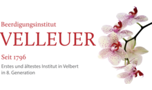 Kundenlogo von Beerdigungsinstitut Velleuer