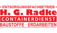 Kundenlogo von H.G.Radke Containerdienst-Baustoffe-Erdarbeiten