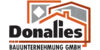 Kundenlogo von Bauunternehmung Donalies GmbH