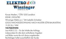 Kundenlogo von Elektro Winzinger GmbH & Co. KG