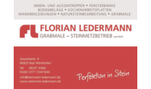 Kundenlogo von Ledermann Florian Steinmetzbetrieb