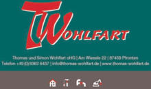 Kundenlogo von Thomas und Simon Wohlfart oHG