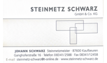 Kundenlogo von Steinmetz Schwarz GmbH & Co. KG